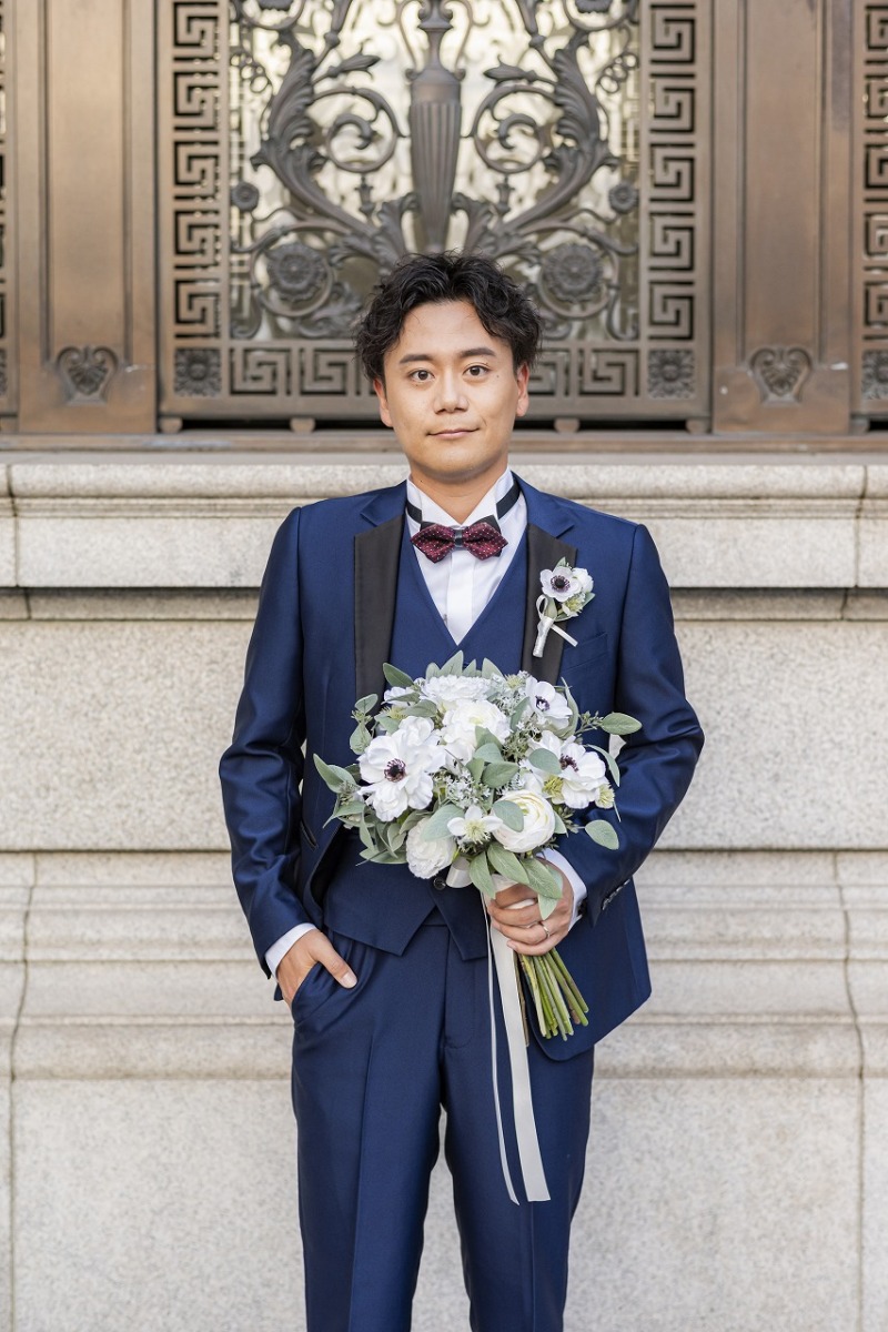 ご新郎様ソロショット