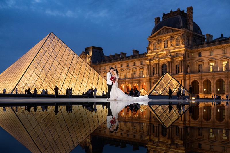 パリでのフォトウェディング♪