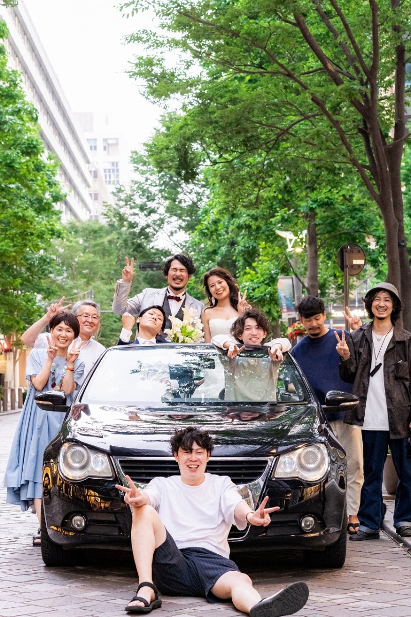 たくさんのゲスト様と素敵なショット☆