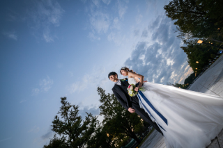 サッシュベルトで雰囲気を変えて☆③