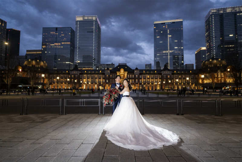 東京駅周辺で特別な前撮りのお写真を！