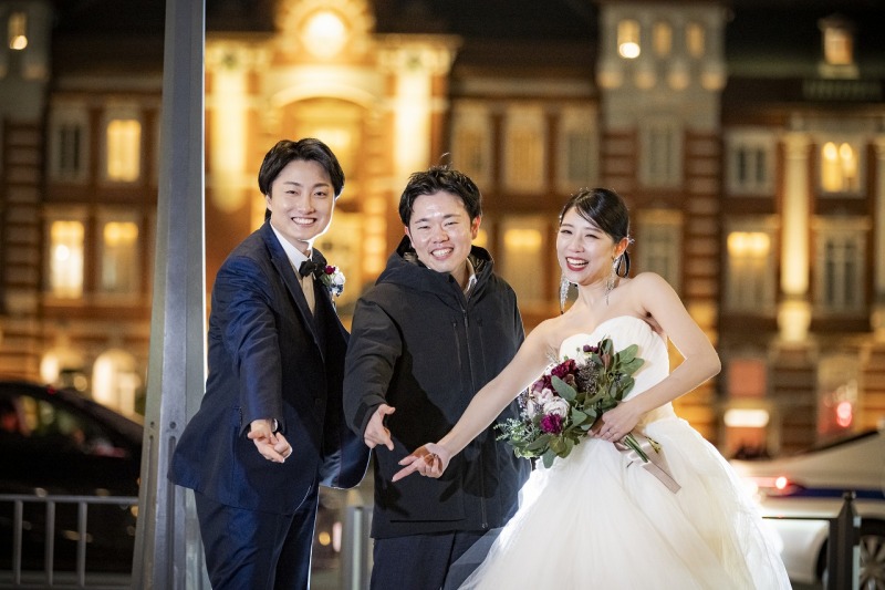 ご友人様も合流しみんなでお写真♪