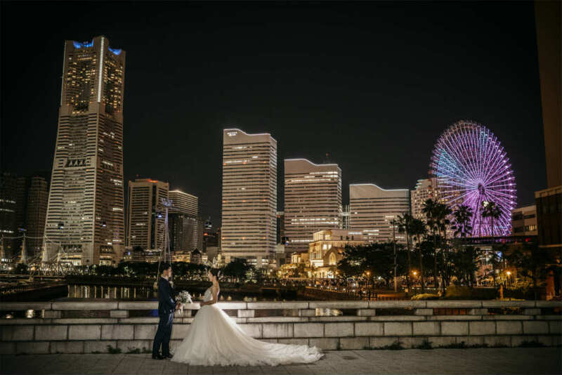 万国橋で向かい合う一枚