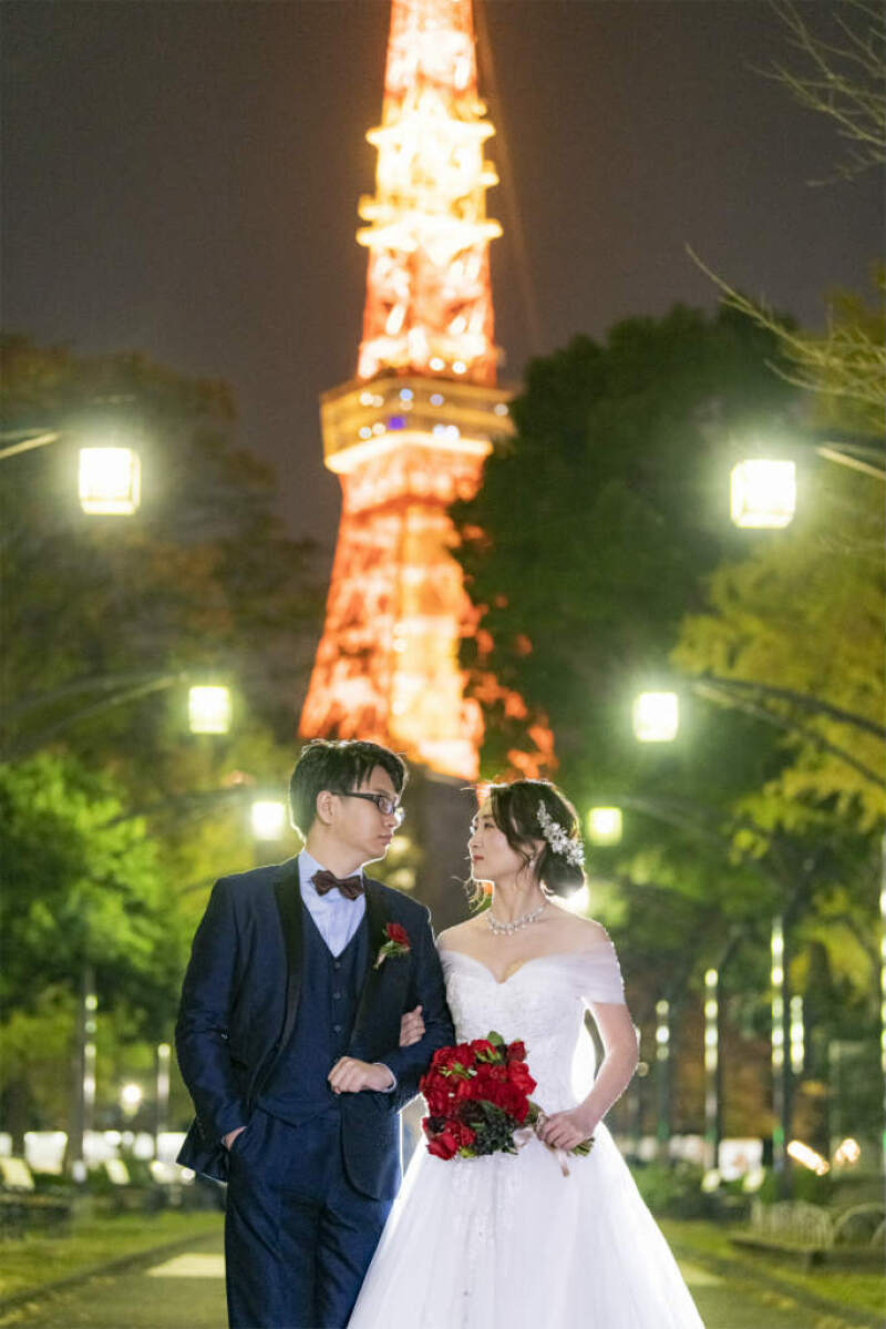 東京タワーに照らされて♡