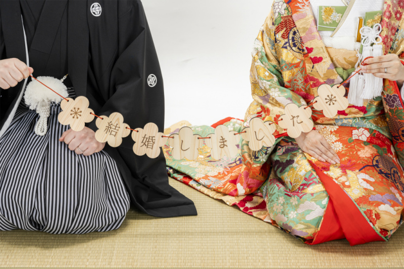 ガーランドのショットをお顔を映さずに