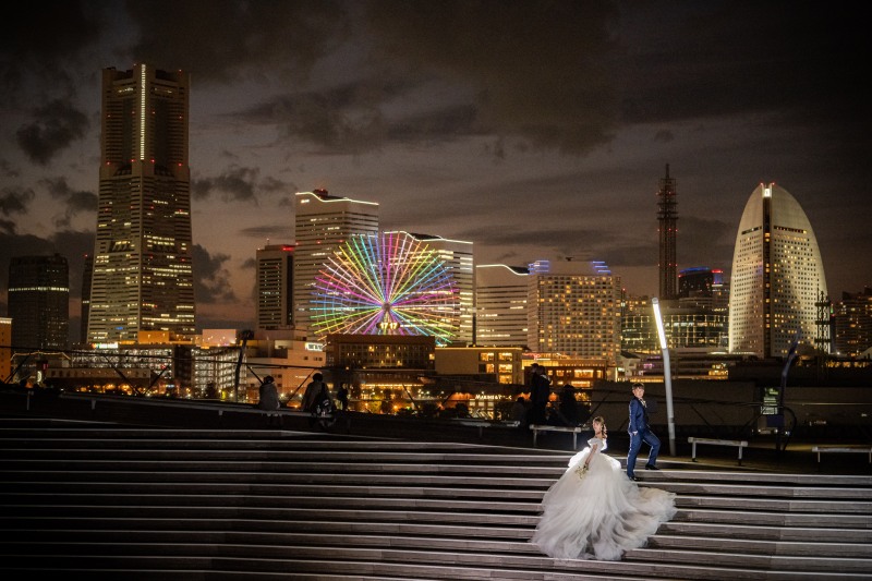 みなとみらいの夜景を一望！