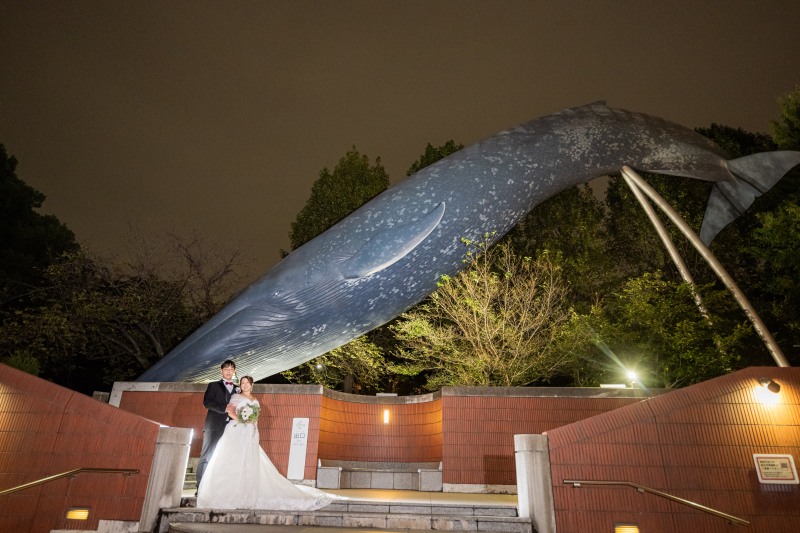 屋外での撮影もOK