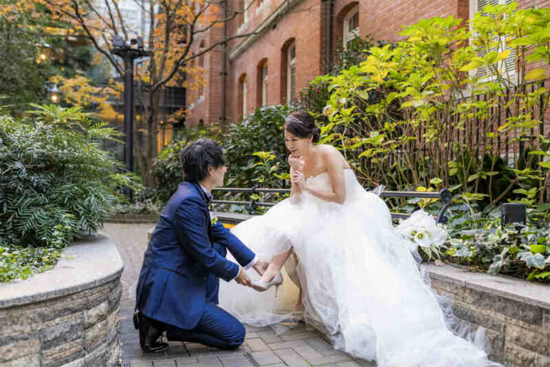 三菱一号館でシンデレラのように