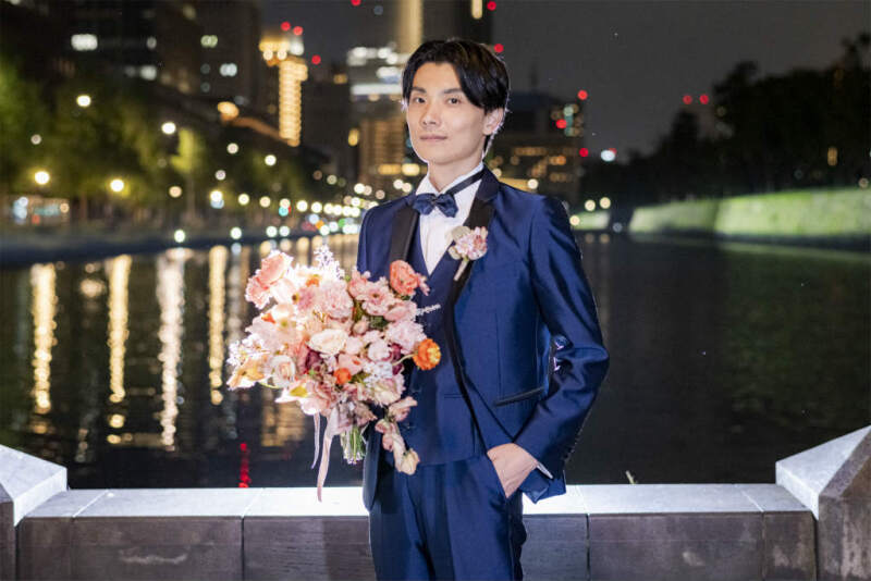 お隣に並べたくなる、ご新郎様のソロショット！