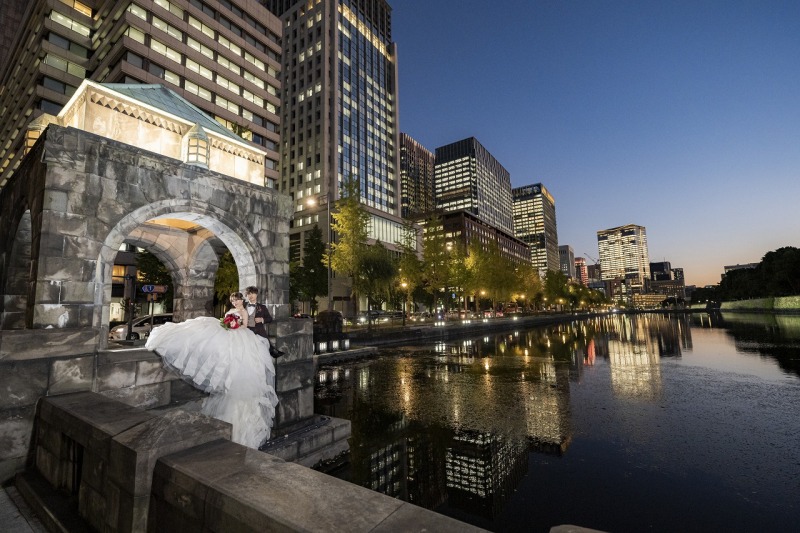 黄昏時の和田倉門