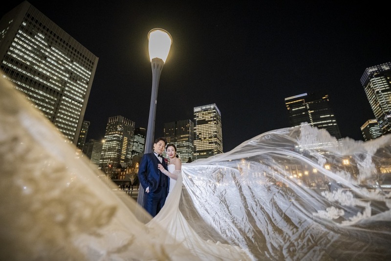 ベールの波に包まれて☆