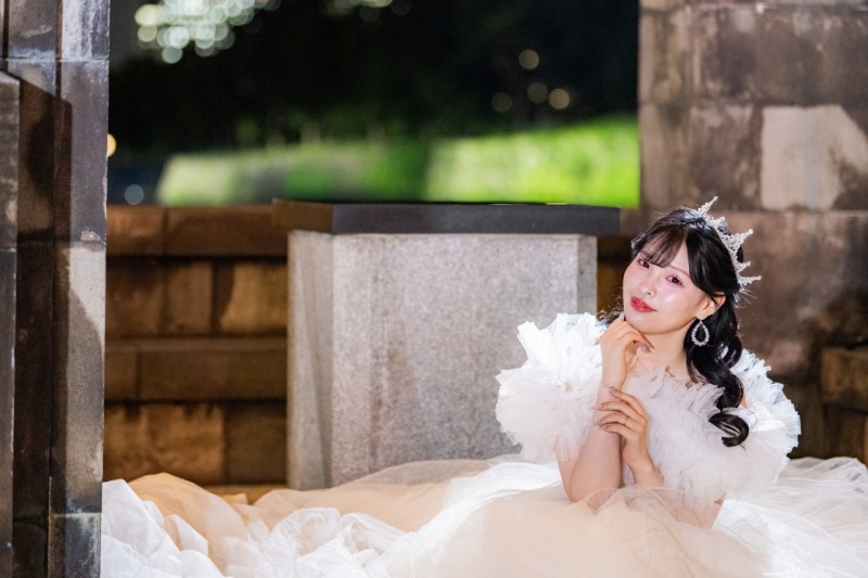 ご新婦様のソロショット。