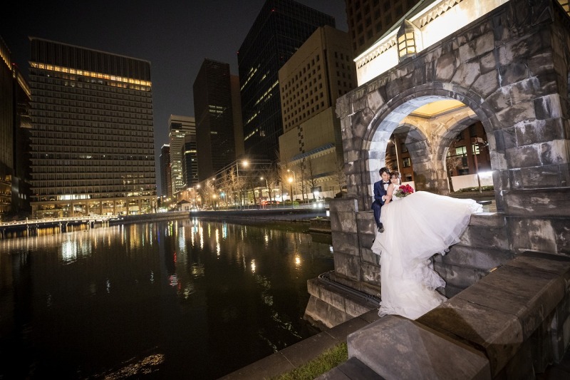 和田倉門でロマンチックに...