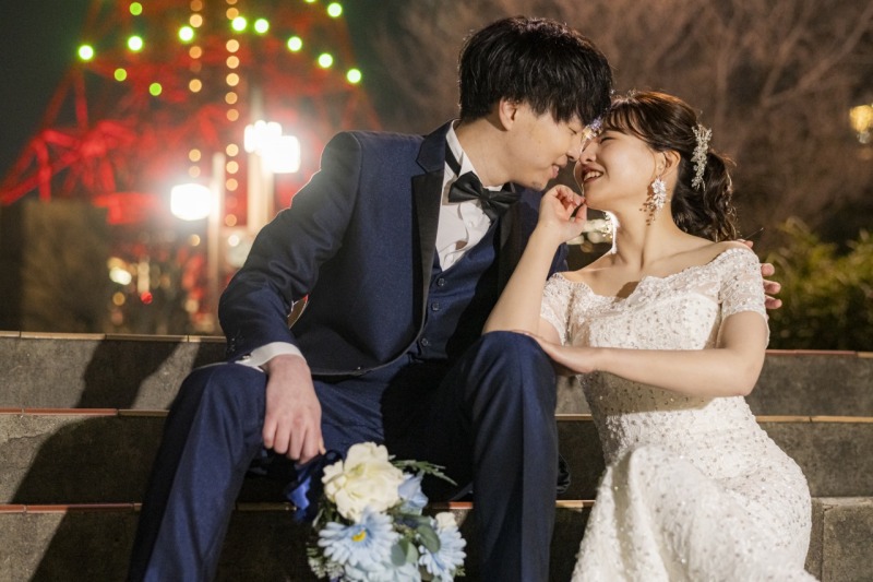 肩寄せ合って...♡