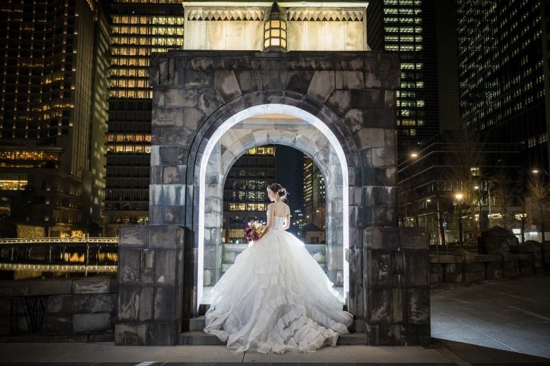 和田倉門で定番ショット！