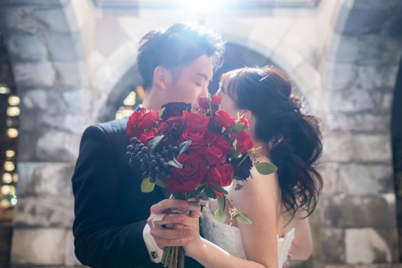 ブーケでラブラブショット♡