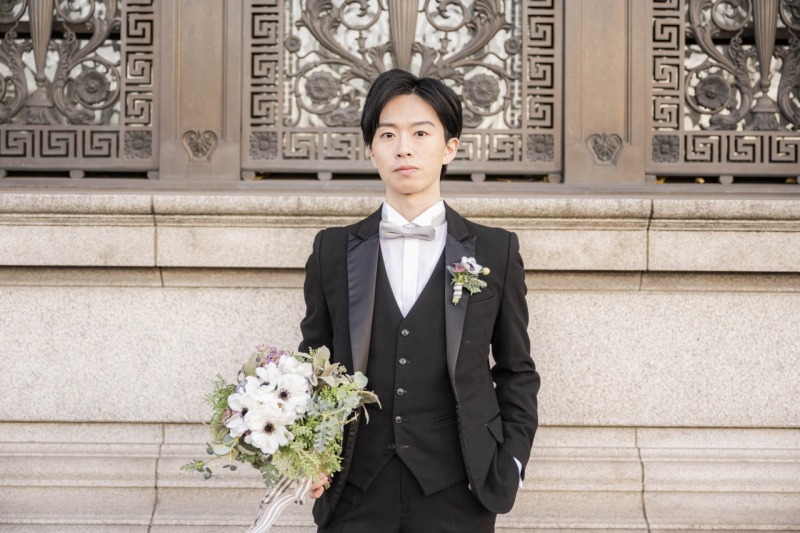 ご新郎様のソロショット♡