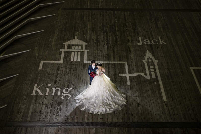 大桟橋のキング・ジャック・クイーン