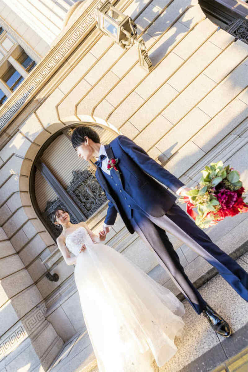 明治安田生命ビルでエスコートショット♪