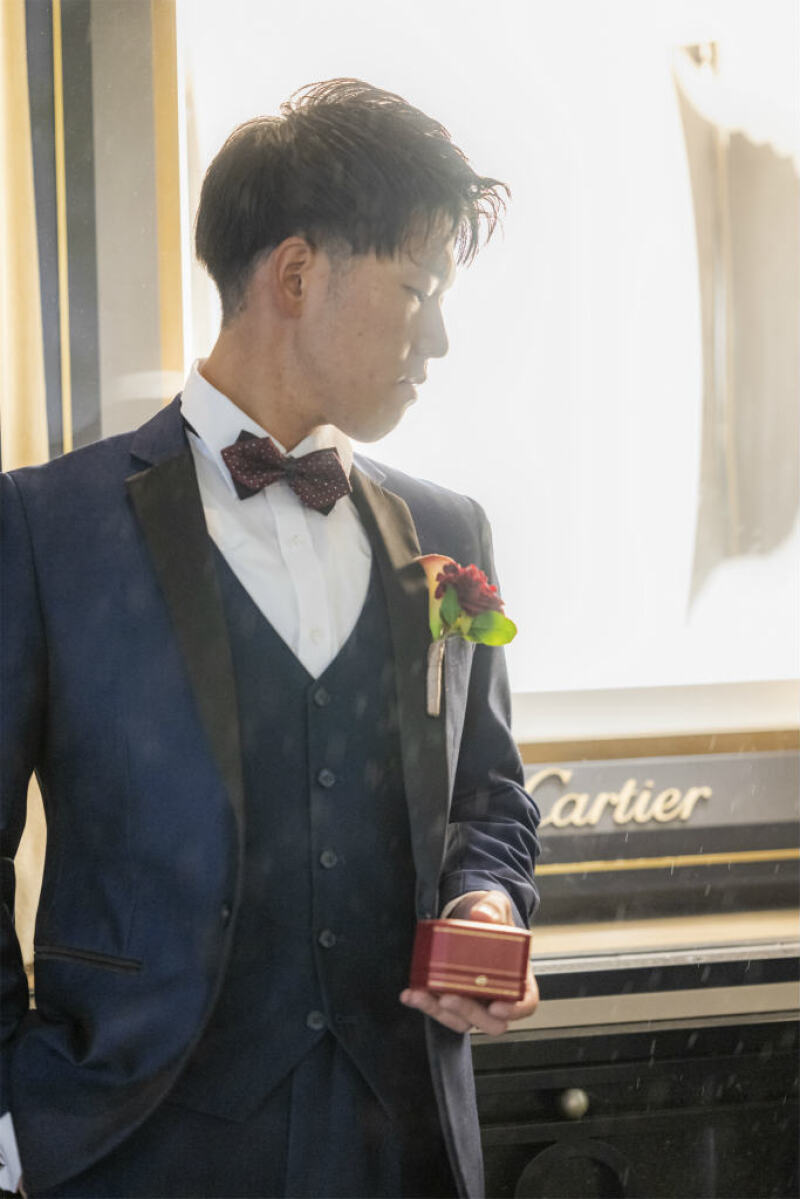 ご新郎様ソロショット