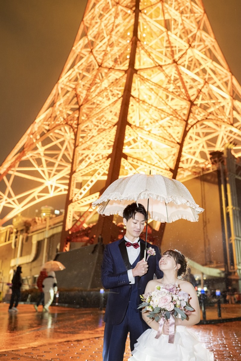 同じ傘の下で♡