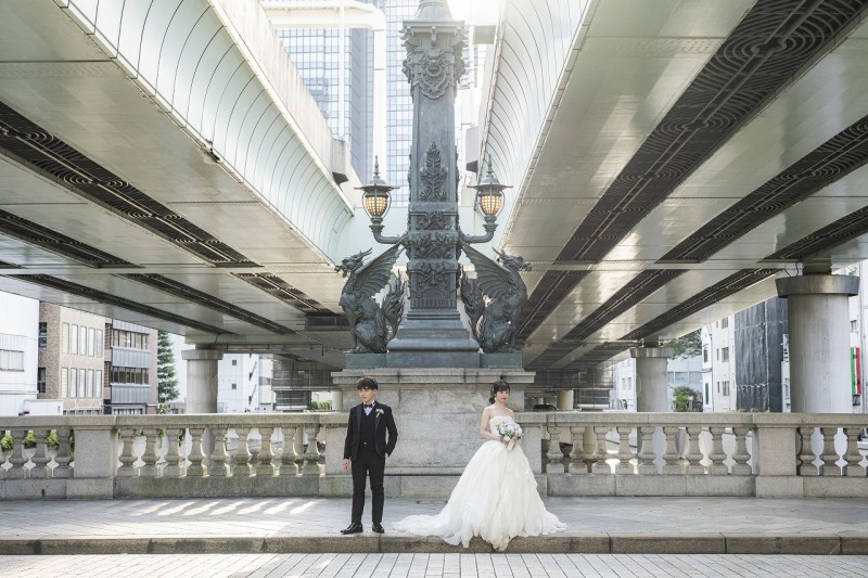 日本橋でのスタイリッシュなワンショット！