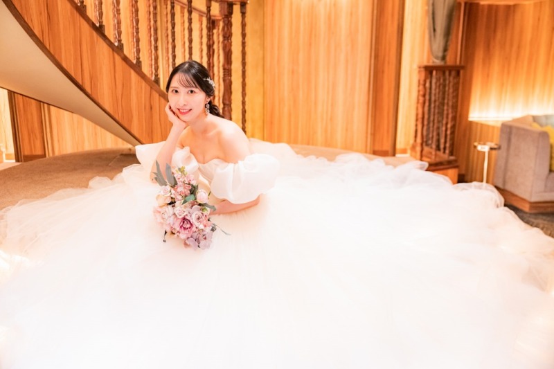 ご新婦様のソロショットから!♥