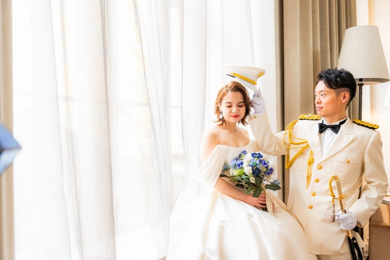 ご新郎様の礼服とともに♡