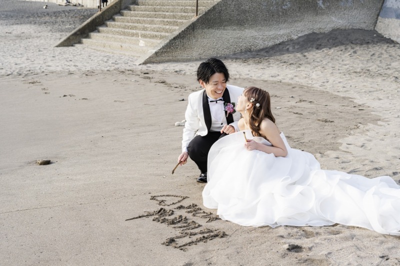 海デート中のおふたり♡