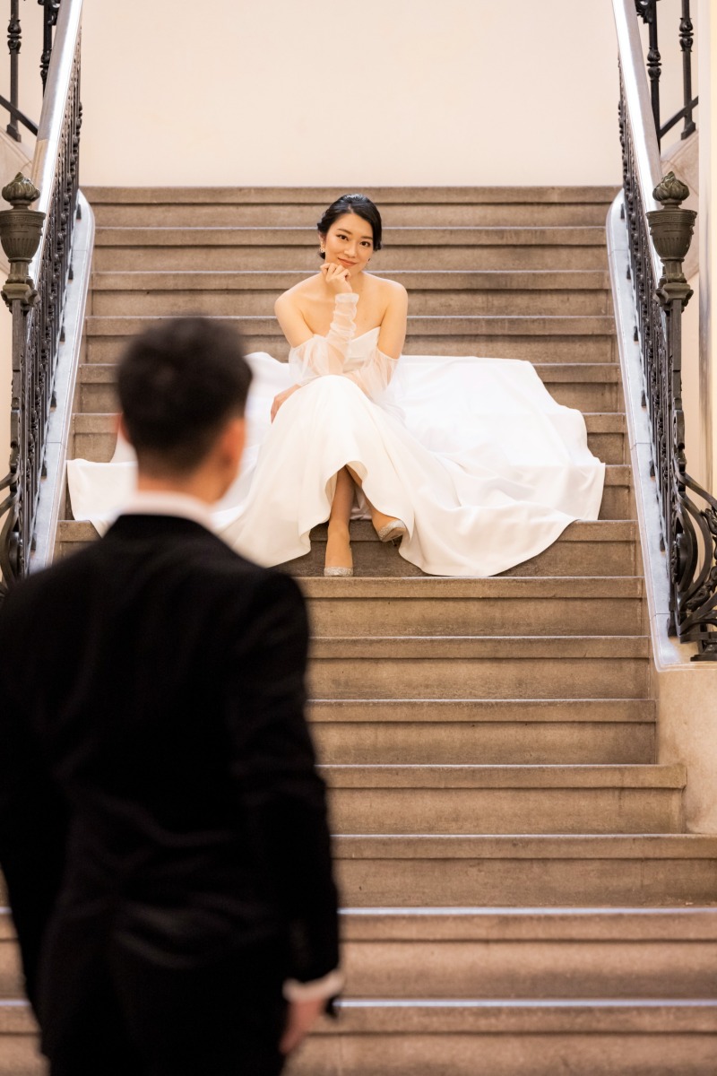 ドキドキの待ち合わせショット!