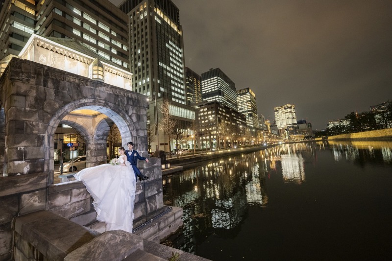 どこまでも続く夜景と