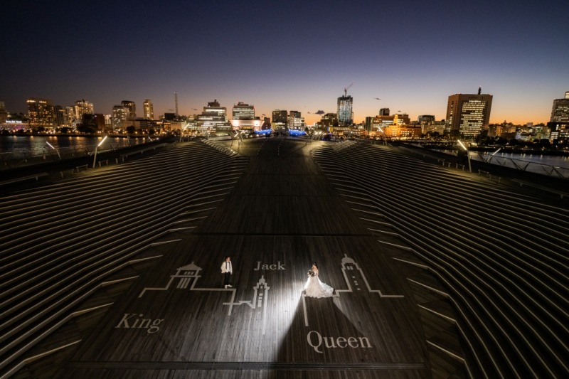 まずは大さん橋の大パノラマ写真からスタート!