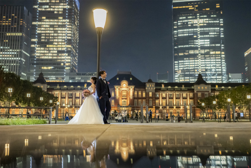 リフレクションショットを東京駅でも!
