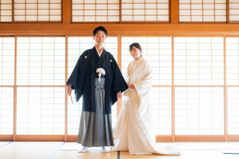 お茶室での王道ショット