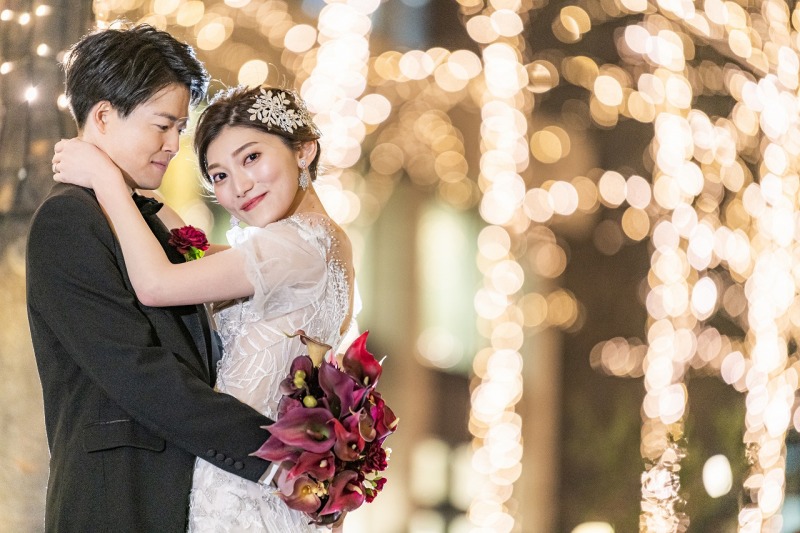 イルミネーションに包まれて