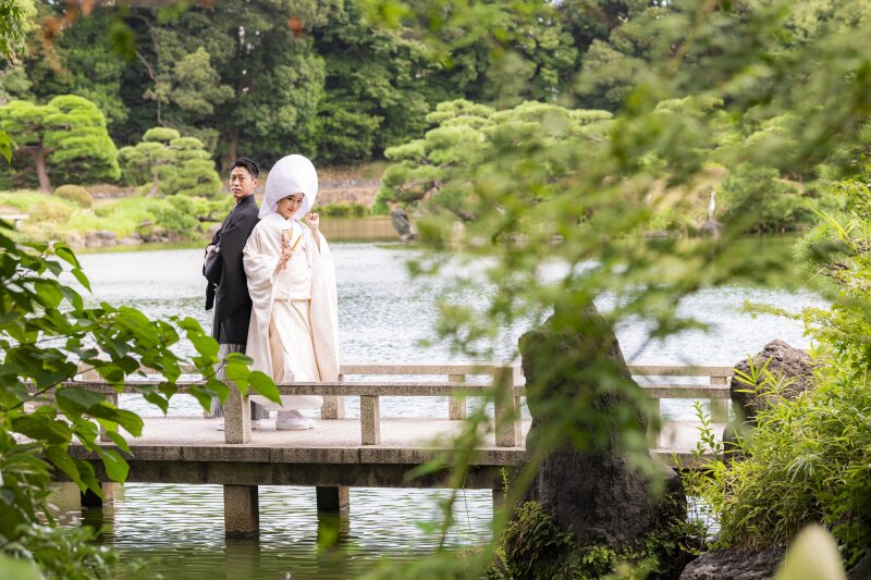 清澄庭園にて和装フォト☆