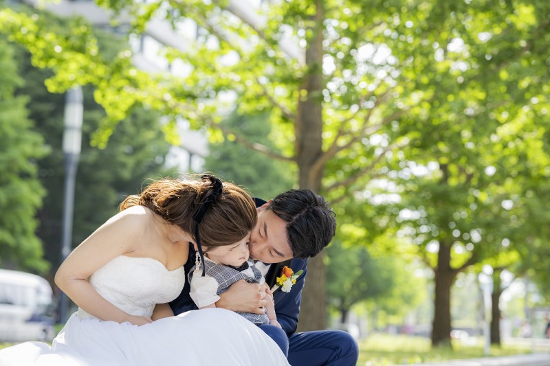 大切なお子様とのお写真も!