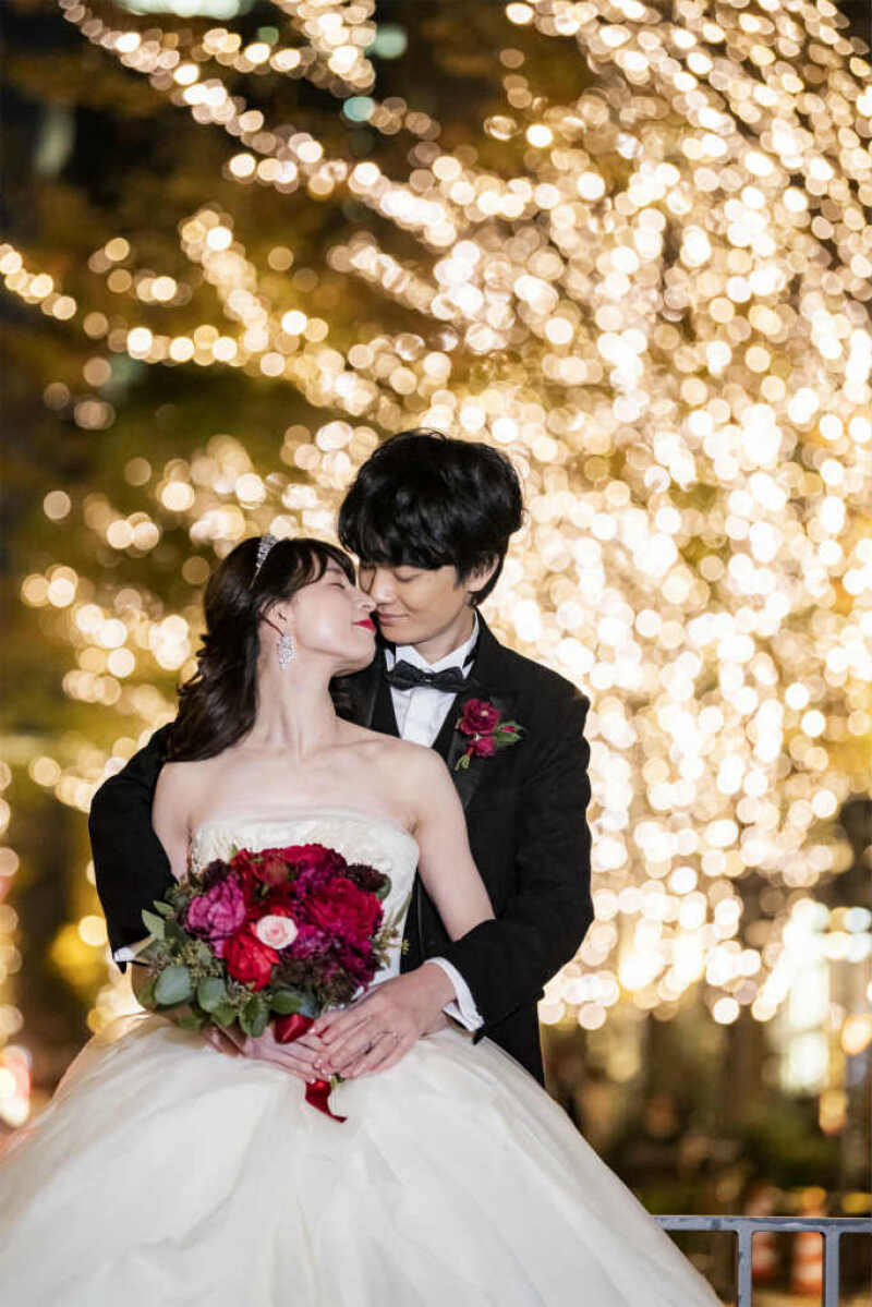 イルミネーションの中で抱きしめて♡