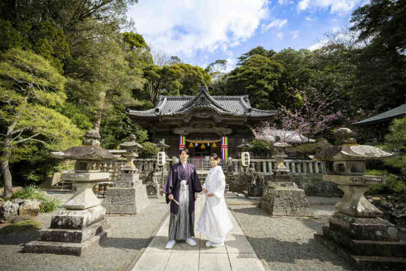 白浜神社で前撮り撮影☆
