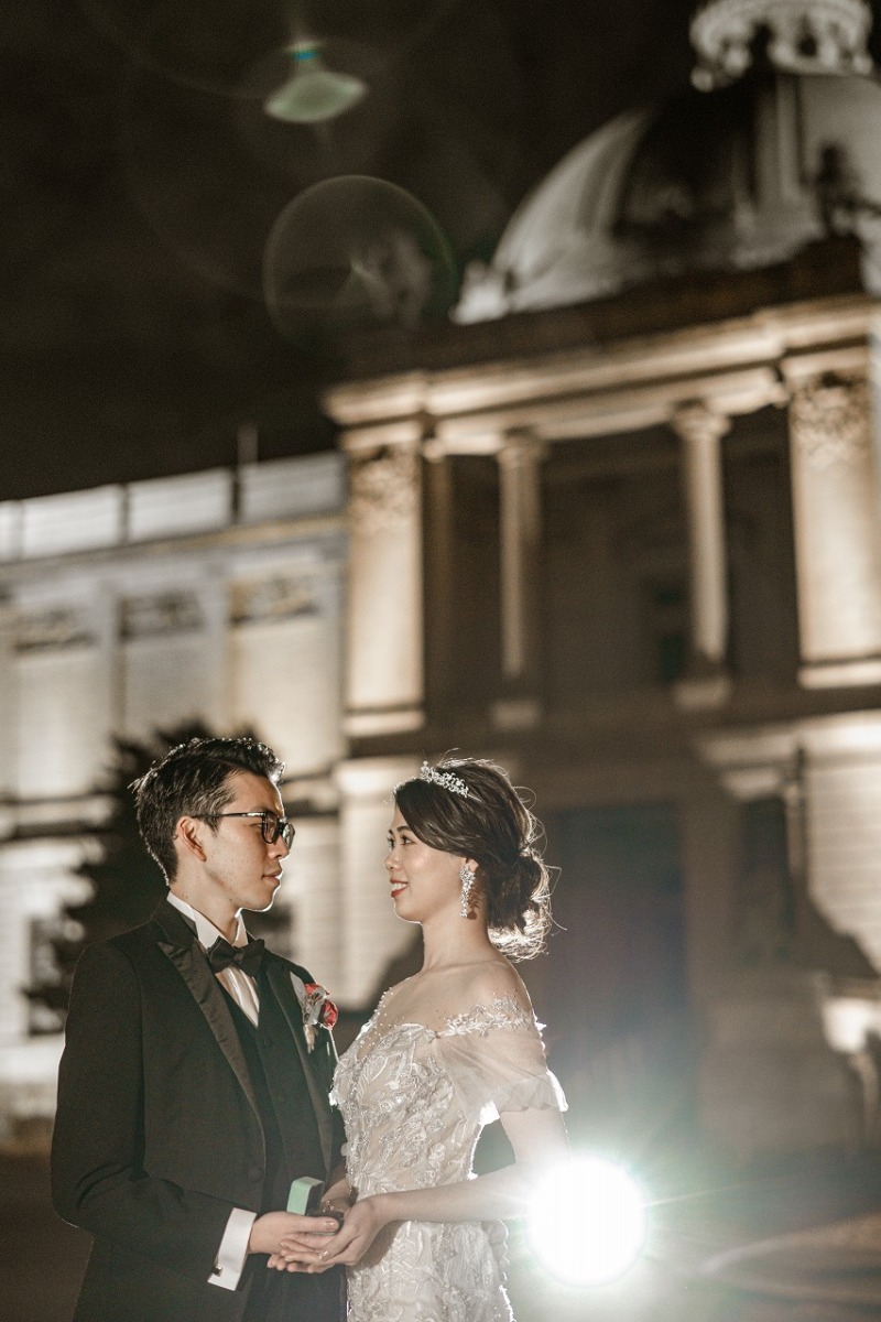 外でのショット