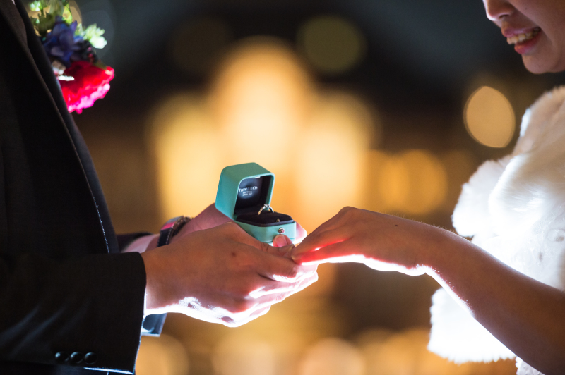 大事な大事な婚約指輪と♡