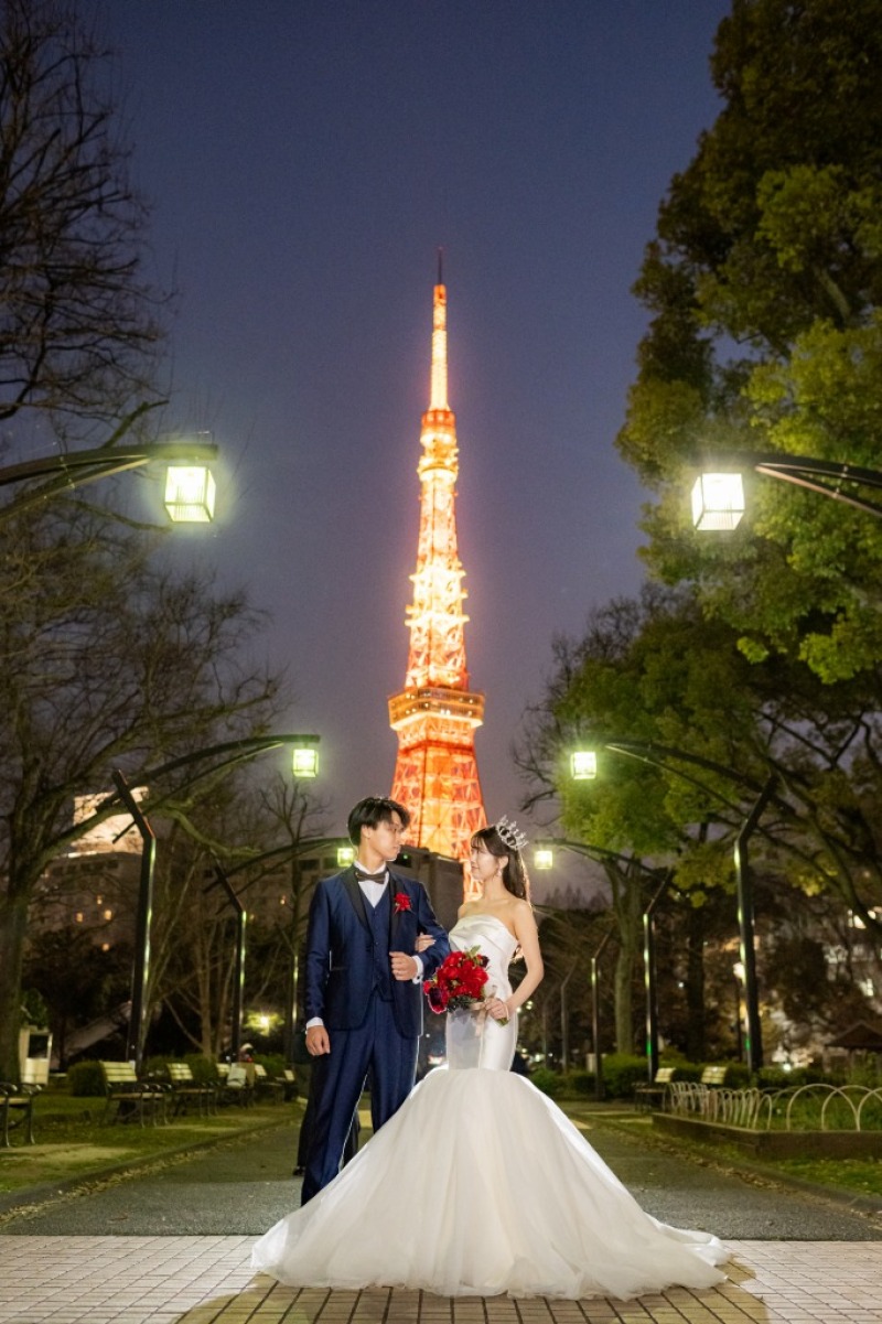 点灯した東京タワーとともに…