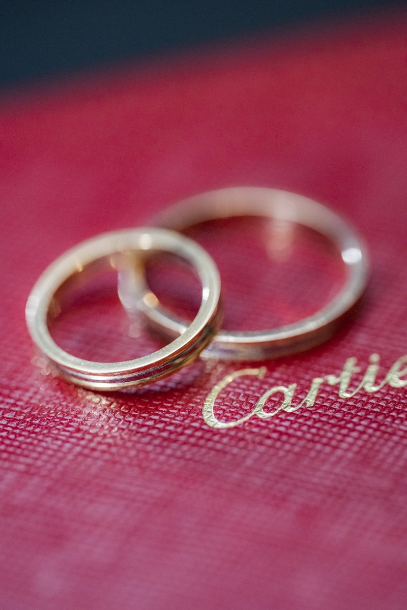 大切なリングはお小物ショットを♪