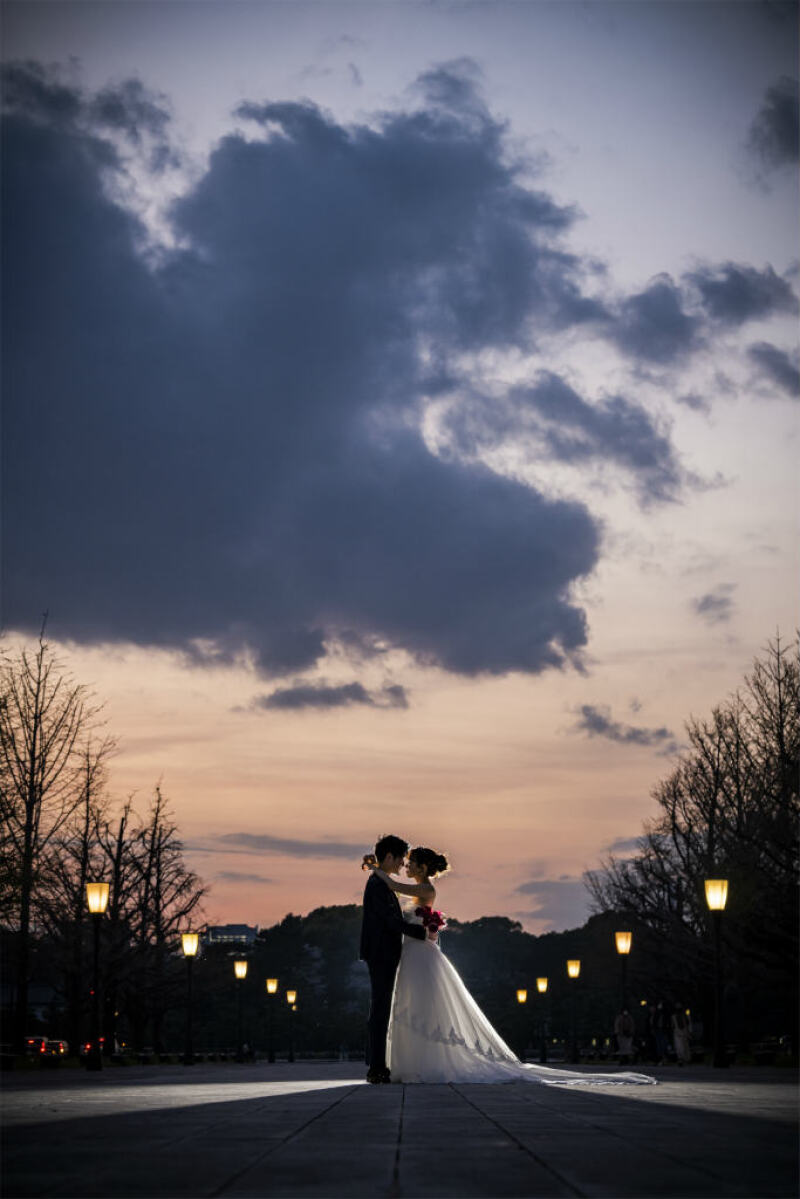 行幸通りでトワイライトショット