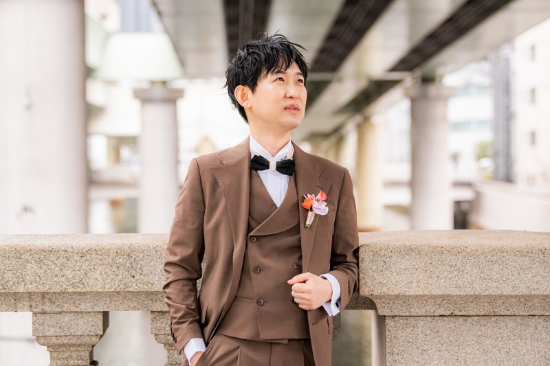 ご新郎様ソロショット