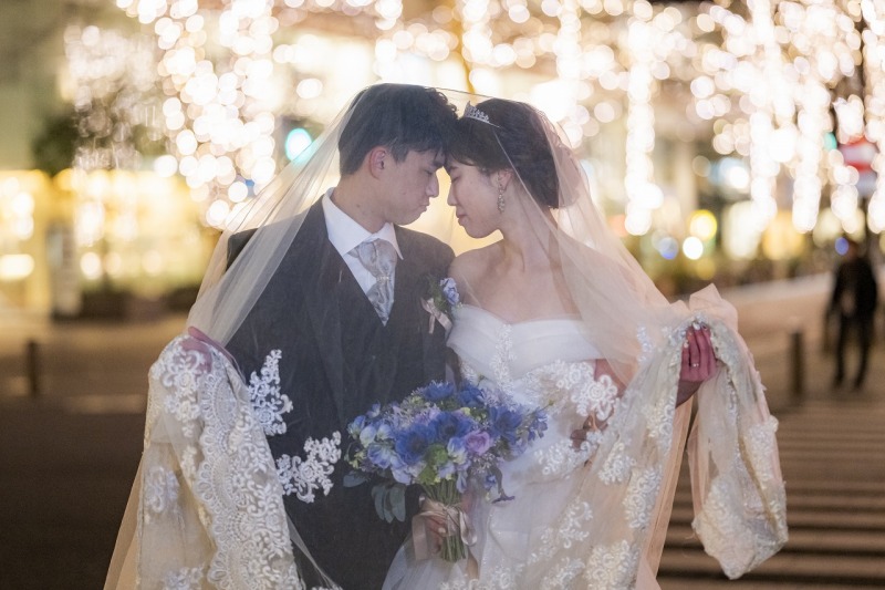 ベールに包まれながら♡