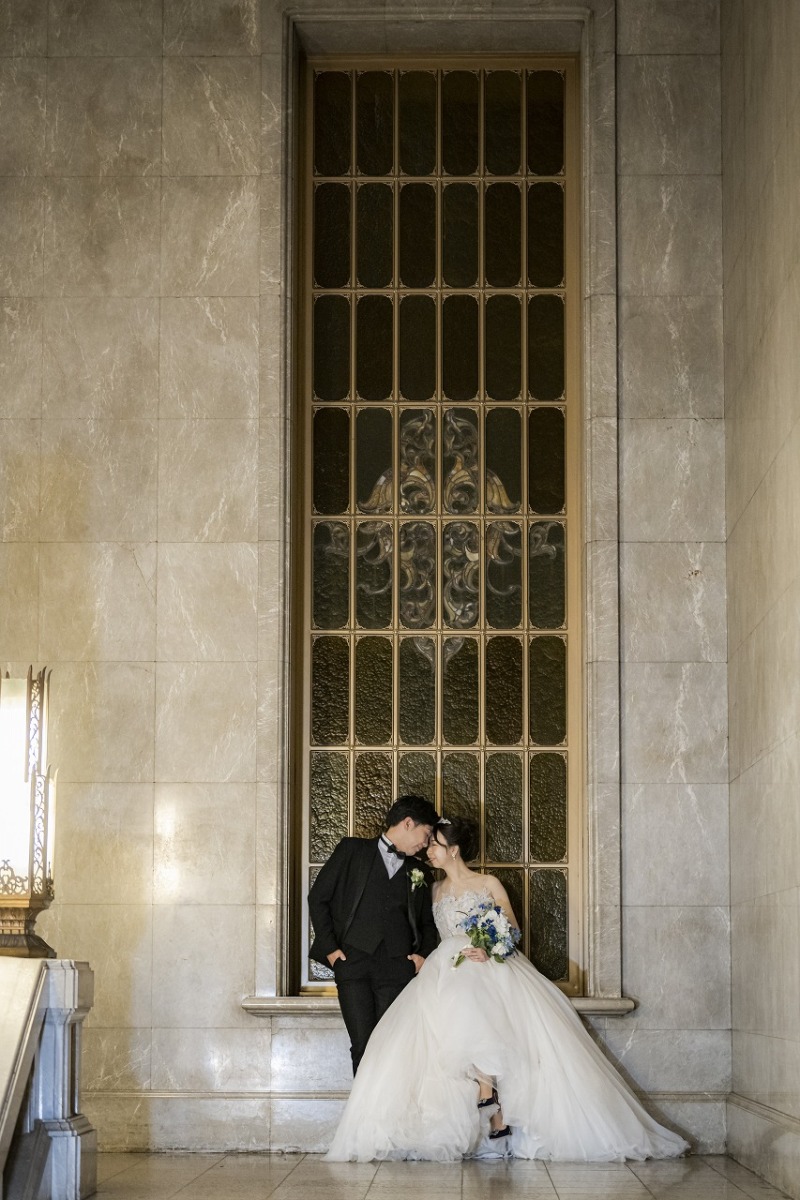 国立博物館の窓辺で♪