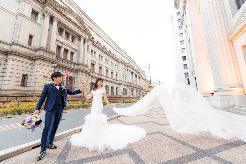 海外風な外観と