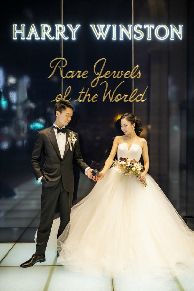 ハリーウィンストンで主役級の輝きを♪