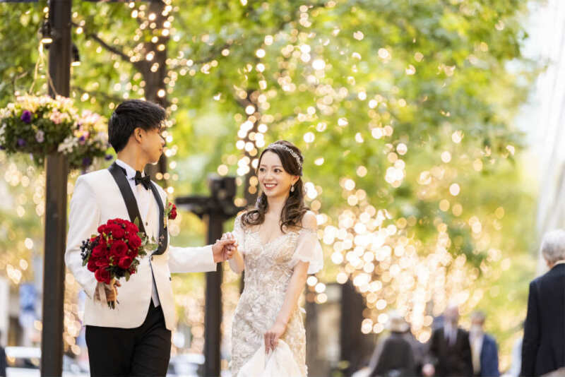 明るくてもきれいなイルミネーションと